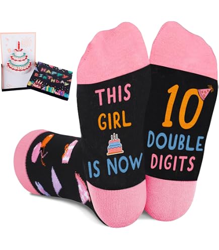 Jonny Javelin Geburtstagskarte Für Enkelin – 10. Geburtstag, Lustig, Rosa Mit Kuchen-Design, 15,7 X 23,5 Cm