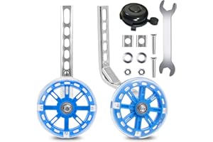 SUNSHINE SMILE Children's Bicycle Stabilisers, Auxiliary Wheels for Children's Bike, Bike Training Wheels, Stabilisers for Children's Bike, Stabilisers for Children's Bike, Children's Bicycle Stabilisers, Children's