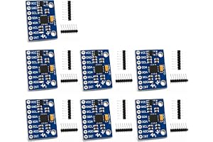 7 st GY-521 MPU-6050 modul, 3-axlat gyroskop och accelerationssensormodul