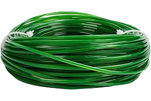 SHUUL Grass trimmer Line 2MM Universal Strimmer Wire Heavy Duty Strimmers Line 90M Trimmer Wire Weed Cutter Cord Eater Strings Wires Cords(2.0MM x 90M, Green)