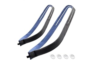 Replacement Headgear Strap for ResMed AirFit P10 Nasal Pillow CPAP Mask by Snugell - Blue (2-Pack) with 4 Adjustment Clips - Durable Premium Material