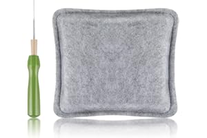 OusSee Filzen Unterlage, Unterlage zum Trockenfilzen und Nadelfilznadeln, Nadelfilzpad, Nadelfilz Werkzeugsatz, Unterlage zum Filzen, Prickelnadel Set Kinder, Erwachsene