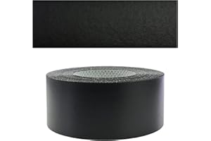 Mprofi MT® - Moldura Adhesiva y Melamina Cinta de Canto Negro | 45mm x 5m | Protector Bordes para Estanterías, Muebles y Paneles | Canto Termoadhesivo Duradero | Espesor 0,50mm