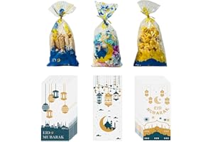 BROMMAT Eid Mubarak fête faveur sac Ramadan cadeau sac sacs en bonbons sucrés décorations defê