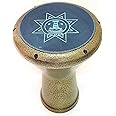 Mike Music 17" Percussion" Metal Darbuka Drum Doumbek (GOLD)