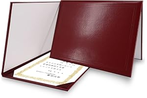 Graduationmall Titular De Certificado A4 Granate