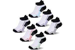 SEEYAN Kids Socks Boys Ankle Athletic Socks Half Cushioned Low Cut Sport Cotton Breathable Socks 6 Pairs