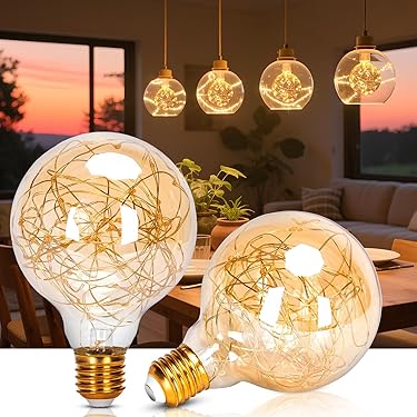 MZYOYO Set van 10 kleurrijke gloeilampen, e27, kleurrijke LED-lamp voor buiten, feest, lichtketting, decoratie voor Kerstmis, Halloween, rood