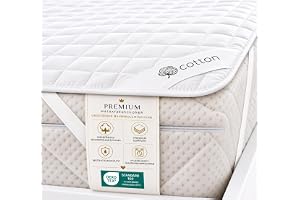 FAM Home madrasskydd Cotton Touch naturlig och andningsbar 90x200 cm Vitt