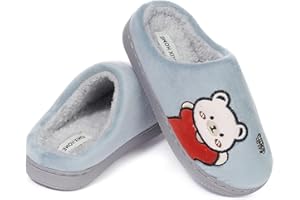 JOMIX Kapcie domowe Dziecko Pluszowe Kapcie Dziewczynka Domowe Kapcie Chłopiec Dziewczyna ze zwierzętami 30-35 EU