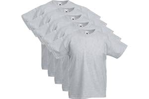 5 Fruit of the loom dziecięce T-shirty Valueweight 104 116 128 140 152 różne zestawy kolorów do wyboru 100% bawełna