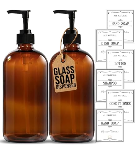 KSIWRE 24 stuks badkameretiketten voor kunststof/glazen flessen, waterdichte handzeepdispenser, etikettenstickers, afneembare flessenetiketten voor zeep, lotion, shampoo, conditioner (wit