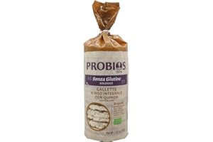Probios Rice&Rice Galletas de Arroz con Quinua - Paquete de 12 x 100 gr - Total: 1200 gr