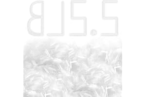 CLDURHGE Chopped Fiberglass Strands 6mm Length, Render Mesh Reinforcement, Premium Postcrete Concrete Mix with 6MM Glass Fibers for Enhanced Durability & Crack Resistance, 2.2 Pounds