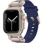 Babilden Apple Watch Series SE/11/10/9/8/7/6/5/4/3 ile Uyumlu Silikon Kordon (BBL108)