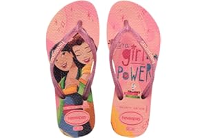Havaianas Kids Slim Princess Sandal, Ballet Rose, 1/2 UK