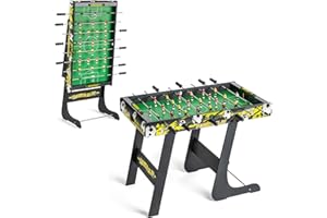 POWER PLAY Powerplay 3ft Football Table, Mini Table Football Game for Kids & Adults, Compact & Portable, Easy Storage, Gift for Boys and Girls