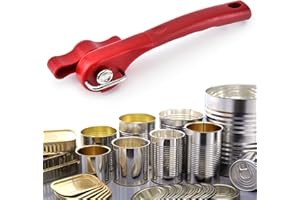 Crazy Bean Professional Ouvre-BoîTes En Acier Inoxydable Ouvre-BoîTe De Conserve Ustensile De Cuisine Ouvre-BoîTe PoignéE Ergonomique Confortable Et Bords Lisses