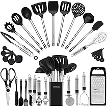 Umite Chef Set Posate 49 Pezzi – Acciaio Inox Nero Con Organizer Cassetto - 2