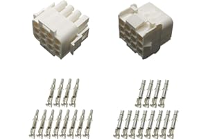 CABLE SOLUTION Stecker Set Steckverbinder Universal Mate N Lok 12-polig incl. Kontakten