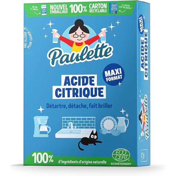 3kg D'acide Citrique Alimentaire E330 - Poudre Détartrante Naturelle Pour Cuisine Et Nettoyage