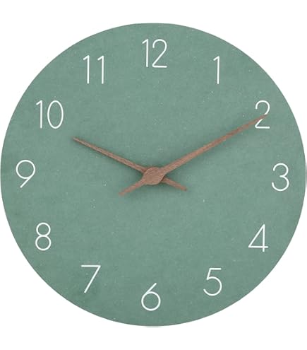 Pendule Murale Amazon Cander Berlin MNU 2630 Y Horloge Murale Silencieuse Sans Tic-tac 30 Cm Analogique Salon Moderne Vintage Gris Noir Aiguilles En Bois Pendules Murales