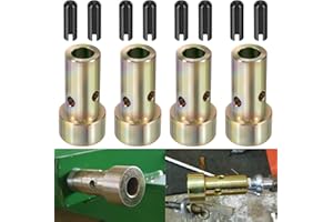 YOURSME 2 Pairs of Cat 1 Quick Hitch Adapter Bushings Set for Category I 3-Point Tractors Use with Quick Hitch System