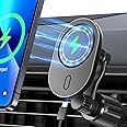 Miracase for Magsafe Car Mount Charger, [15W Fast Charging]Car Phone Holder Wireless Charger Air Vent Magnetic Car Phone Holder, 360° Rotation Car Mount olny fits iPhone 12/13/14/15/16 Series