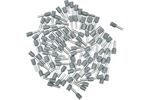AFELD ELEKTRO Terminali isolati, 4,00 mm², grigio, 100 pezzi