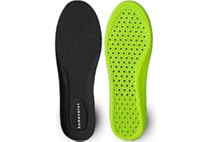 HOMENATUR Solette Scarpe Gel Memory Uomo Donna - PU - Uso Quotidiano - Scarpe Sportive Foam Lavoro - Plantari Flessibile Traspirante - Riduzione della Pressione Durante la Camminata (43-44)