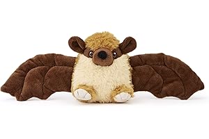 Zappi Co 100% z recyklingu, miękkie wypełnienie, przytulanka dla dzieci, nietoperz, pluszowe zwierzątko (13-15 cm) z kolekcji zwierząt safari, pluszowy miś noworodek, pierwsze dziecko