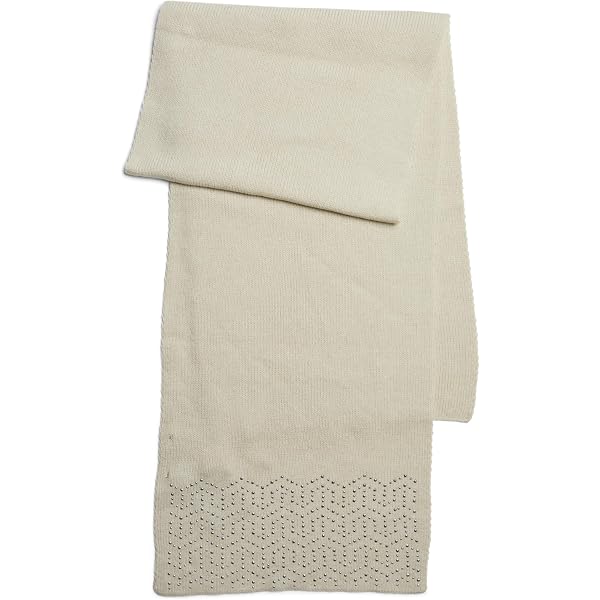 PIECES Strukturierter Langer Schal – Damen, Herbst/Winter, Modischer Strick-Schal