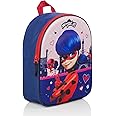 Miraculous Super Secret (3D) - Backpack - With your favourite hero print! - Ideal for the young adventurer - Red - Navy