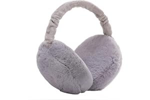 IHCEMIH Paraorecchie da Donna Morbido Peluche per Ragazze Uomo Adulti Scaldaorecchie Termiche Protezione dal Vento Freddo Unisex Accessori Esterno di Inverno per Corsa Sci