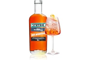 Strykk Not Aperitivo - Alcohol Free Aperitivo Alternative - Distilled Non-Alcoholic Spirit - Less Than 0.5% ABV 70cl, Orange