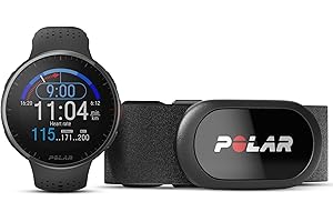Polar Pacer Pro H10 Capteur de fréquence Cardiaque - Montre GPS running sophistiquée - Design ergonomique ultra léger - Nouve