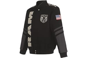 JH DESIGN GROUP Herren Jh Design Group Men's Dodge Ram Jacket An Embroidered Classic Twill Coat Jacke (1er Pack)