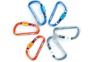 GO!elements Karabińczyk breloczek do kluczy - Micro 6 - mały karabińczyk z nakrętką