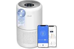 LEVOIT Purificatore d'Aria per Allergie e PM2.5, Filtro HEPA, Guarda Qualità dell'Aria, Contro 99,97% dei Acari Polveri Pollini Odori Muffe, CADR 258m³/h, 54m², 24dB Modalità di Sonno e Auto
