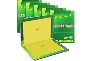 MOSSOKO Sticky Traps Pest Traps Boards - Large Extra Strong Sticky Trap Pests Trap Pads for Indoor Outdoor Garden Kitchen Office (5 Pack)