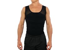 Esteem Apparel Original Men's Chest Compression Shirt to Hide Gynecomastia Moobs Shapewear