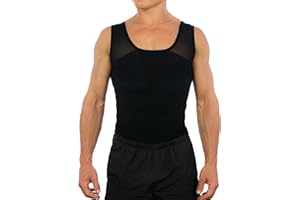 Esteem Apparel Mens Original Chest Compression Shirt for Hiding Gynecomastia Moobs