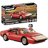 PLAYMOBIL Famous Cars 71343 Magnum, P.I. Ferrari 308 GTS Quattrovalvole, Supersportwagen, Sammlerstück für Autofans, Spielzeu