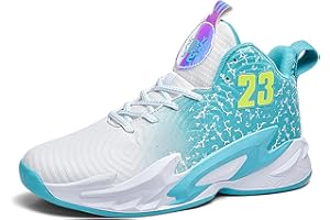 CHRRUXIN Men's Basketball Shoes No-Slip Breathable Outdoor Shoes for Men Fashion Graffiti Training Shoes