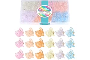 Hoyols Lot de 48 petites pinces à cheveux colorées, mini pinces à cheveux scintillantes, mignonnes en plastique solide pour enfants, bébés, filles, couleurs assorties, 48 pièces (bonbons parklés)
