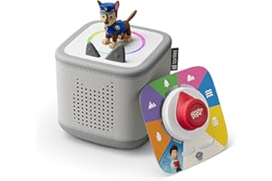 TONIES Moon Grey Toniebox 2 Play Set with PAW Patrol Chase Tonie, Tonieplay Game, Tonieplay Controller