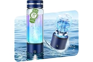 IUHFSIFS Upgrade 3-in-1 Hydrogen Water Bottle Generator - Industry TOP - 24-Hour Hydrogen Lock | 0 Chlorine & 0 Ozone | 100% Leak-Proof Seal【NO.1 Double Hydrogen Content】Hydrogen Water Bottle Double