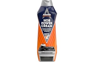 Astonish Specialist Hob Cream Cleaner, for Tough Burnt on Stains, Protective Coat, Zesty Lemon Scent, 500ml