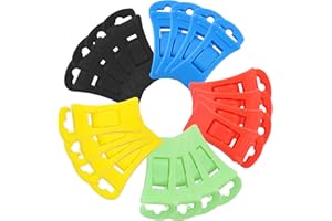 XIAOJING0 20 Pinzas Calcetines para Lavadora y Secadora con Gancho para Tender Clips de Color Soporte Colga Gancho para Tendedero Pinzas de Playa Portátiles Fuertes para Directamente en el Cajón Sin Doblar