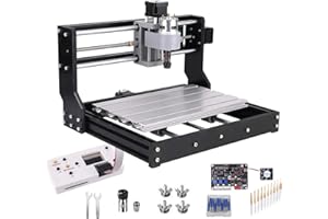 Upgrade CNC 3018 Pro GRBL Controllo Mini Macchina CNC Fai Da Te, Mcwdoit Legno Router Engraver Con Controller Offline + 5mm ER11 PCB + 20PCS 3.175MM Pezzi Per Router CNC + 4 Set Piastre CNC